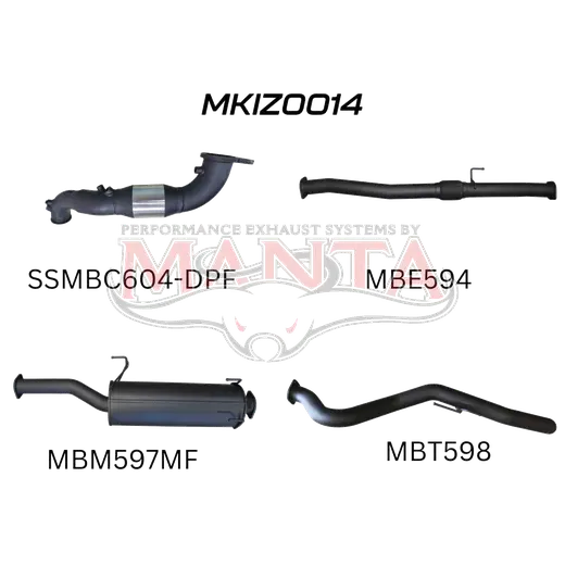 Isuzu D-Max Jan 2017 - 2020 3.0L TURBO BACK WITH CAT product image