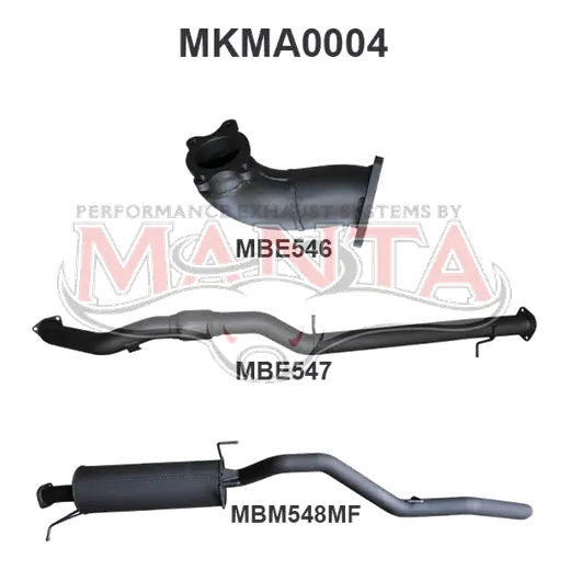 Mazda BT50 3.0L MAN Without Cat product image