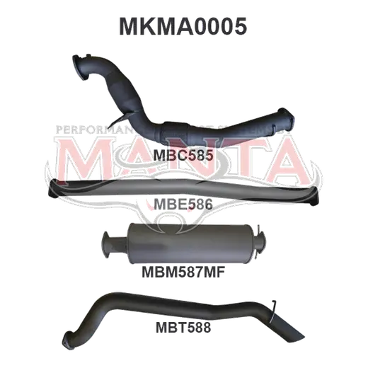 Mazda BT50 B32P 3.2L With Cat product image