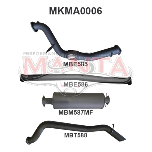 Mazda BT50 B32P 3.2L Without Cat product image