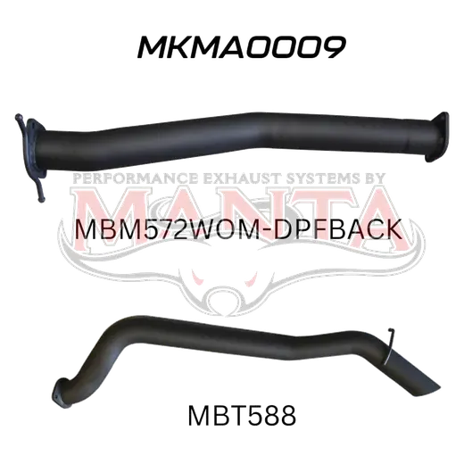 Mazda BT50 3.2L DPF Back product image