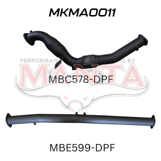 Mazda BT50 3.2L DPF Replacement Only With Cat, 2016-Sept 2020 product image
