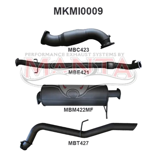 Mitsubishi Triton ML MN 4X4 2.5L CRD With Cat & Muffler product image