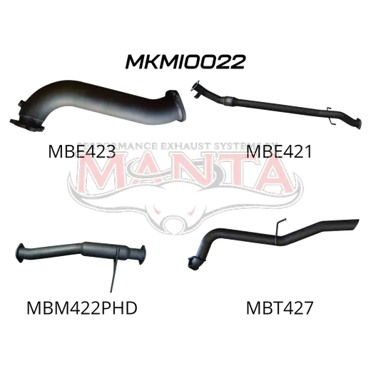 Mitsubishi Triton MN Manual 4X4 2.5L CRD Without Cat with Hotdog product image