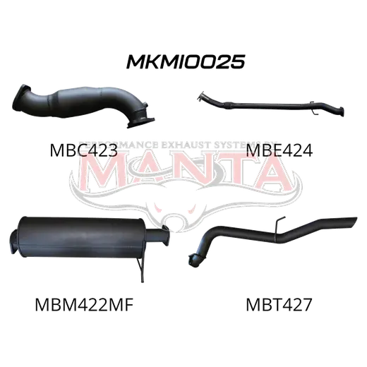 Mitsubishi Triton MN Auto 4X4 2.5L CRD With Cat & Muffler product image