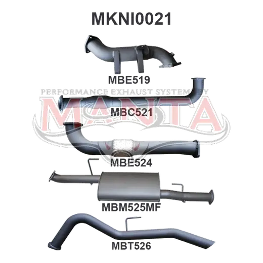 Nissan Navara D40 2.5L MAN Spain With Cat, R TailP product image