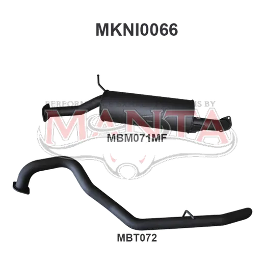 Nissan Patrol GU 4.2L 2.5in System off Engine Pipe product image