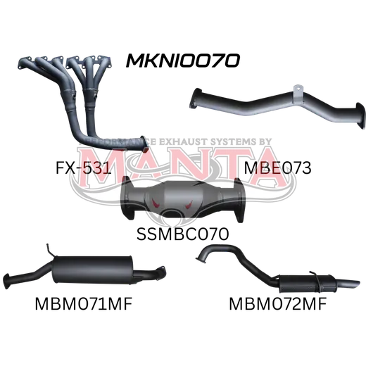 Nissan Patrol GU 4.8L Full System with Centre & Rear Muffler product image