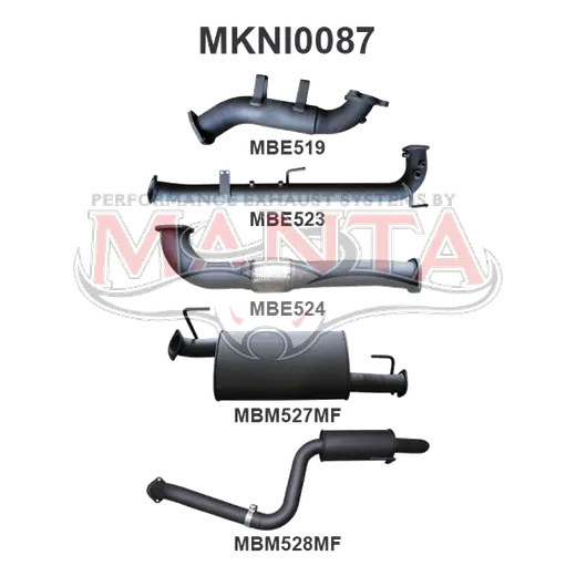 Nissan Pathfinder R51 2.5L Auto SPANISH Cat & DPF Replacement product image