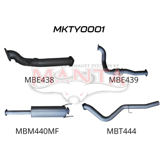 Toyota Hilux KZN165R 3.0L TD 3 With Muffler product image