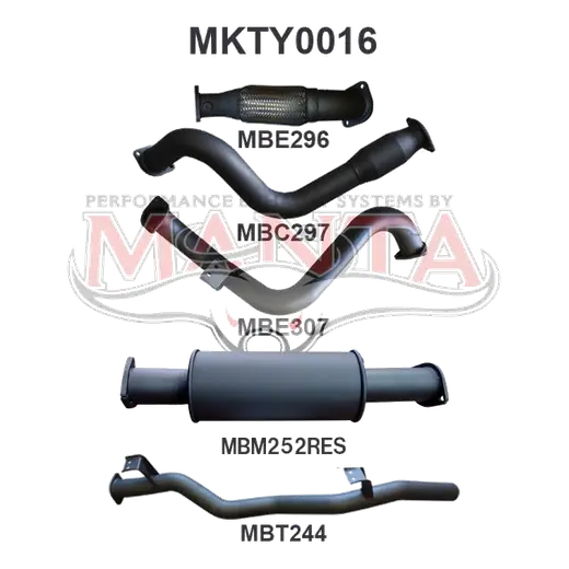 Toyota Landcruiser VDJ78 V8 Troop Carrier 3in With Cat & MUFF product image