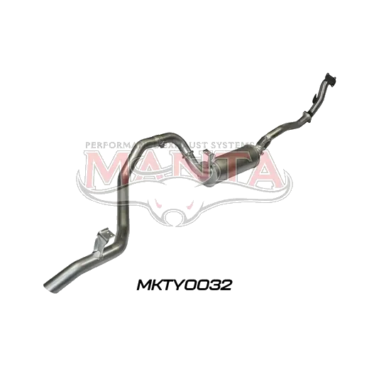 Toyota Landcruiser HDJ80 1HD Wagon 3in From Turbo Back Muffler product image
