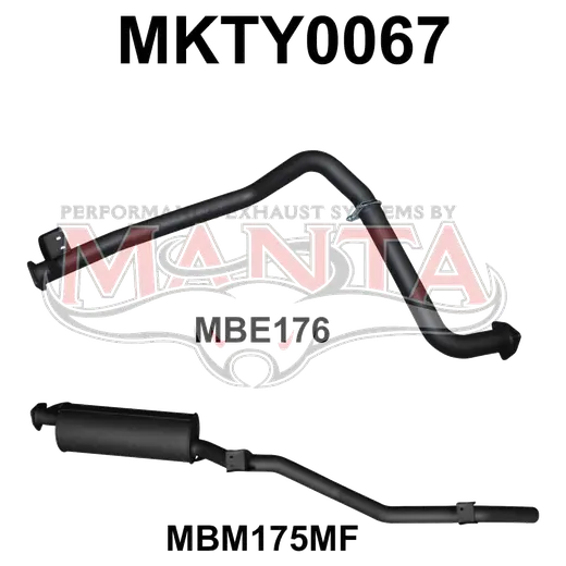 Toyota LandCruiser HZJ75, 78 2.5in off Extractors product image