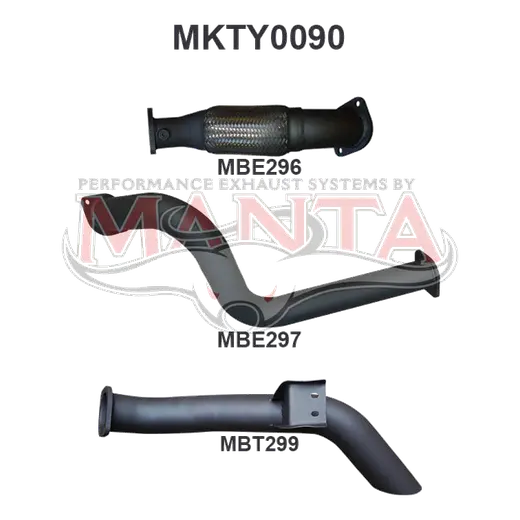 Toyota Landcruiser VDJ79 V8 S/Cab Ute 3in Without Cat Side Exit product image