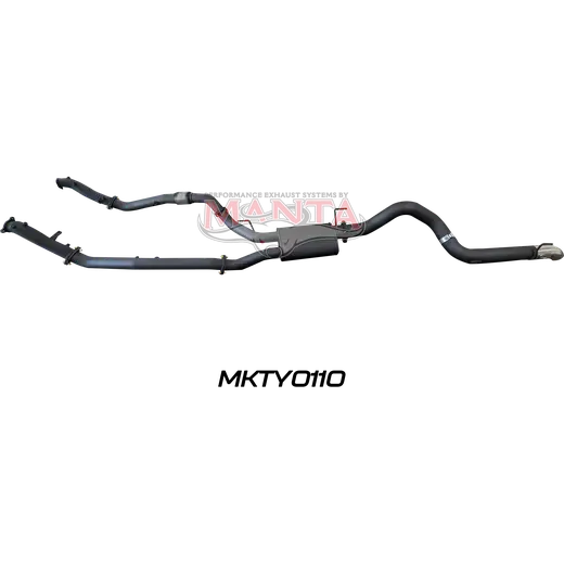 Toyota Landcruiser VDJ200 DPF 3in Dual NO Cat, Muffler, 4in Tailpipe product image