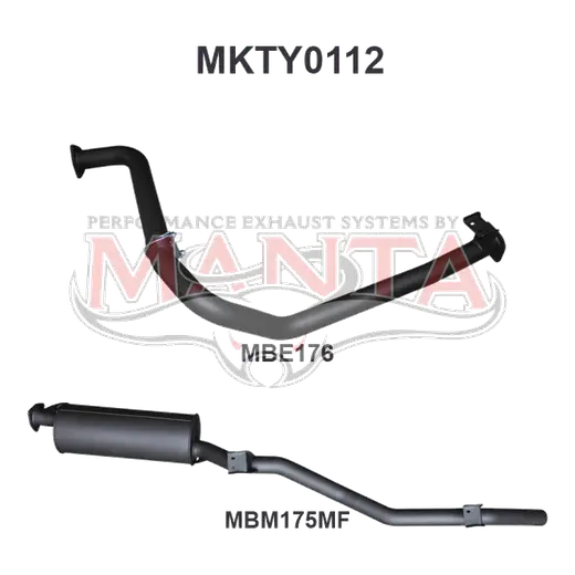 Toyota Landcruiser FZJ75, 78 2.5in off Extractors product image