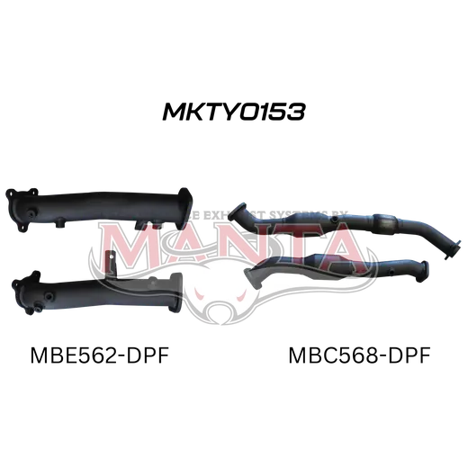 Toyota Landcruiser VDJ200 DPF With Cats product image