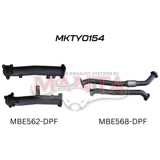 Toyota LandCruiser VDJ200 DPF Replacement ONLY - WITHOUT CATS product image