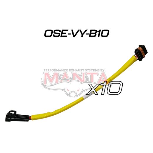 (Pack 10) O2 Sensor Extension Loom - Suits VY V8 Commodore - Black and Flat/Oval product image