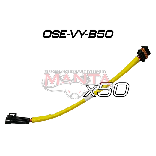 (Pack 50) O2 Sensor Extension Loom - Suits VY V8 Commodore - Black and Flat/Oval product image