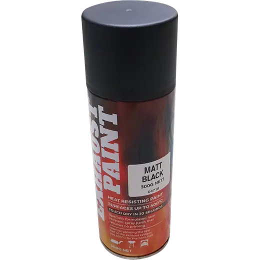 Matt Black Spray Can 400 deg C product image