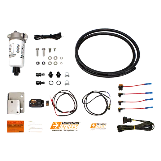 Nissan Patrol GU 4.2L & 3.0L PreLine Plus Fuel Filter Kit, mounts on driver's side product image