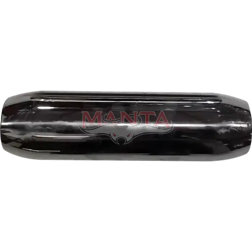 2 1/2in (63.5mm), 12in Long, Spigotless Perforated Hotdog Resonator, Aluminised Steel product image