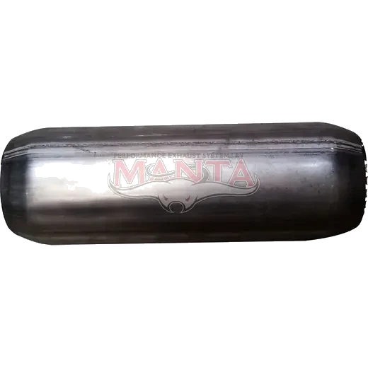 2in (51mm), 18in Long, Spigotless Perforated Hotdog Resonator, Aluminised Steel product image
