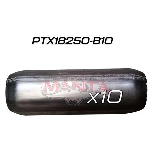 2 1/2in (63.5mm), 18in Long, Spigotless Perforated Hotdog Resonator, Aluminised Steel product image
