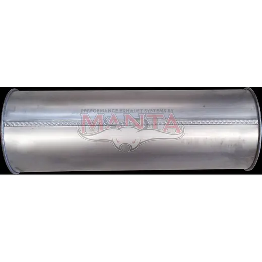 2 1/2in, 8in Round Offset/Offset, 24in (600mm) Long, Megaflow Muffler - Medium - Aluminised Steel product image