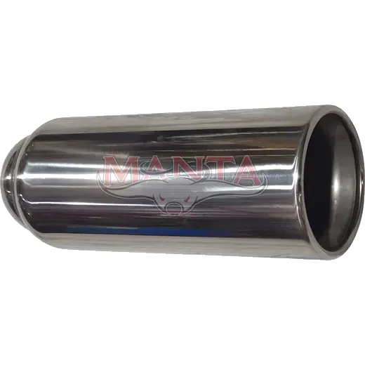 2 1/2in Inlet x 4in Outlet x 150mm - Rolled in With Polished Inner Cone, Stainless Steel product image