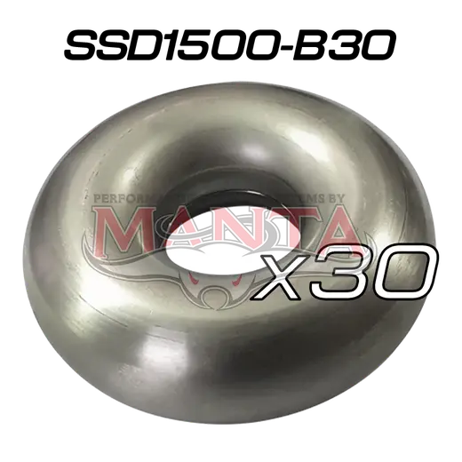 (Pack 30) 1 1/2in Stainless Steel Donut product image