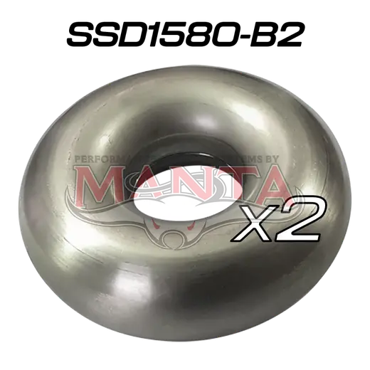 (Pack 2) 1 5/8in Stainless Steel Donut product image