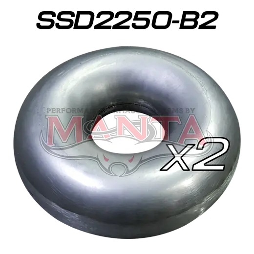 (Pack 2) 2 1/4in Stainless Steel Donut product image