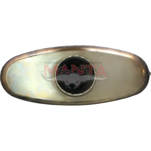 2 1/2in, 10in x 4in Oval Offset/Centre, 16in (400mm) Long, Megaflow Muffler - Medium - Stainless product image