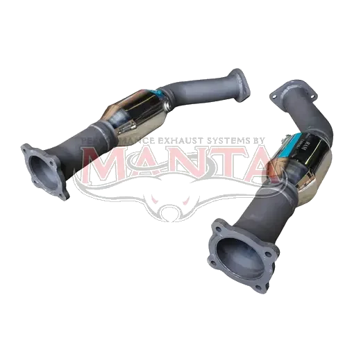 Commodore VT - VZ V6 & V8 2 1/2in Twin Cats to Suit 4 Bolt Pacemaker Headers. product image
