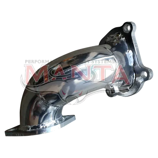 Landcruiser 3in Dump Pipe HZJ75, HZJ78, HZJ79 4.2L TD, 4 Bolt CT26 Toyota Turbo Ceramic Coated product image
