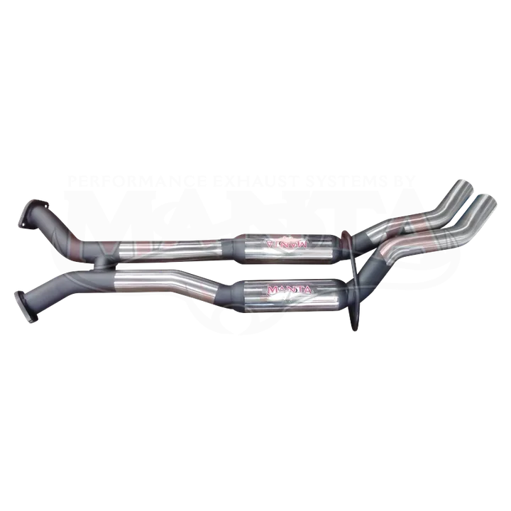 Holden Commodore VP VR VS V8 IRS Sedan Dual 2 1/2in Centre Assembly with hotdogs product image