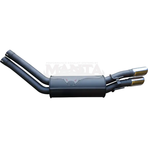 Holden Commodore VY - VZ ClubSport 2 1/2in Dual Rear Muffler With Chrome Tips product image