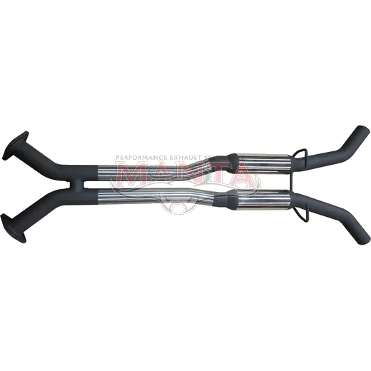 Holden Commodore VU VY VZ V8 Ute 2 1/2in Dual Centre Hotdogs to Suit LH & RH Rear Exit product image