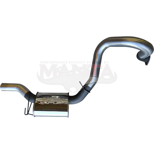 Ford Falcon EB - AU V8 Sedan LIVE AXLE 3in Mandrel Bent Sports Rear Muffler in S/Steel product image
