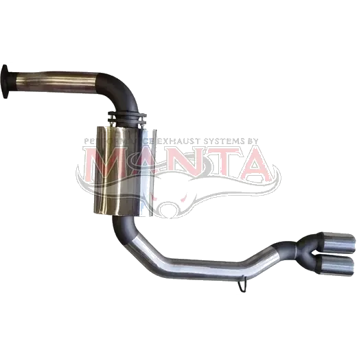 Ford Falcon BA - FG XR8 L.H.S. 2 1/2in Rear Muffler With Dual Tip (inc Chassis BRKT) product image