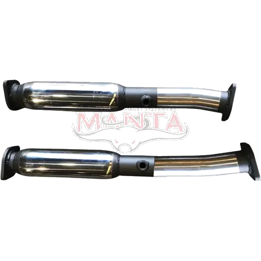 Patrol Y62 5.6L V8 2 1/2in Dual Cat Replacement Pipes with Resonator product image
