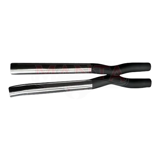 Ford Mustang V8 2 1/2In Dual X-Pipe, Centre Muffler Replacement Without Muffler product image