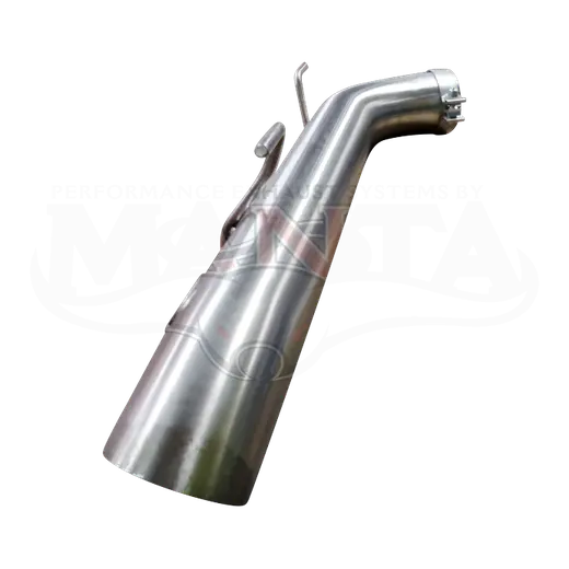 LandCruiser VDJ200 Wagon 4in Tailpipe REAR SECTION ONLY, stainless steel, with slip joint product image