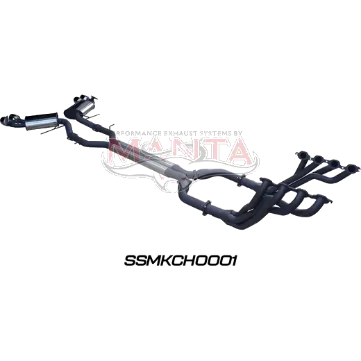 Chevrolet Camaro 2018+ 6.2L V8 17/8in Extractors & 3in Dual System with Valves & 4in Tips product image