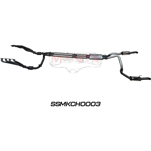 Chevrolet Silverado 1500 6.2L V8 Full Exhaust System With Extractors, Cats and Twin 3in Cat Back product image