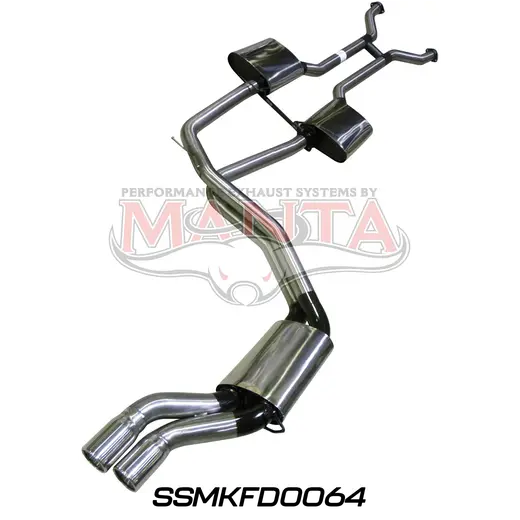 Ford Falcon AU V8 IRS SDN 2.5in Dual Catback Muffler product image