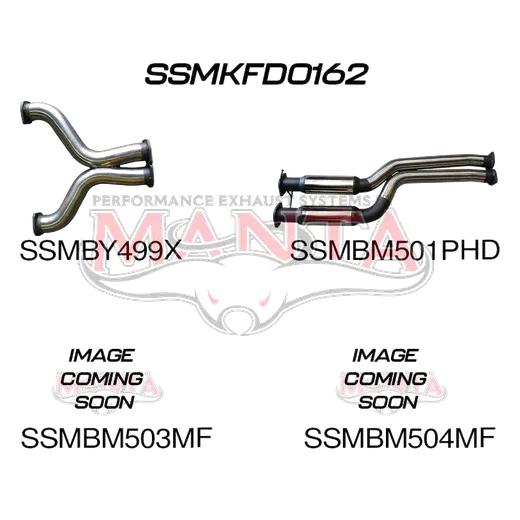 Ford BA BF V8 Ute 3in L & R CatBack Hotdog/Muffler product image