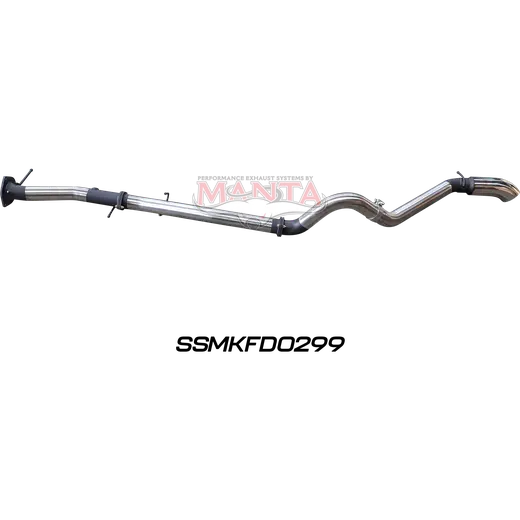 Ford Next Gen T6.2 Everest V6 3in DPF Back Without Centre Muffler and With 4in Tip product image
